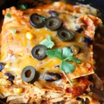 Slow Cooker Chicken Enchilada Casserole