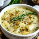 Roasted Garlic Potato Soup