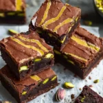 Pistachio Chocolate Brownies (Dubai Chocolate Brownies)