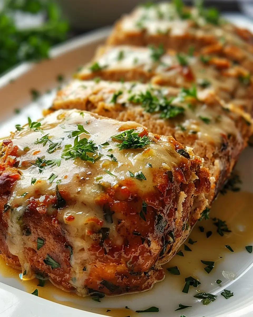 Garlic Parmesan Chicken Meatloaf Recipe: Juicy Flavor in Every Bite