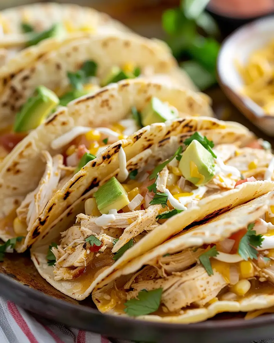 Best White Chicken Chili Tacos with a Healthy Turkey Twist