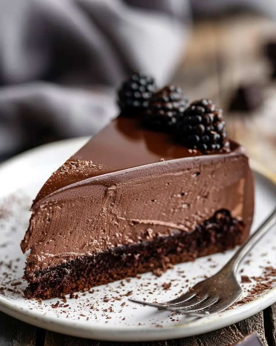 Dark Chocolate Mousse Cake Delight: Indulge in Homemade Bliss