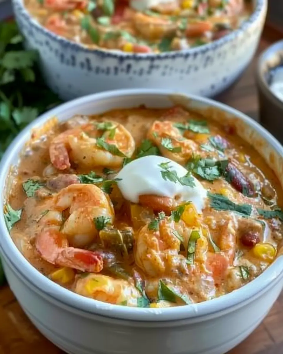 Easy Creamy Seafood and Shrimp Chili: A Comforting Delight