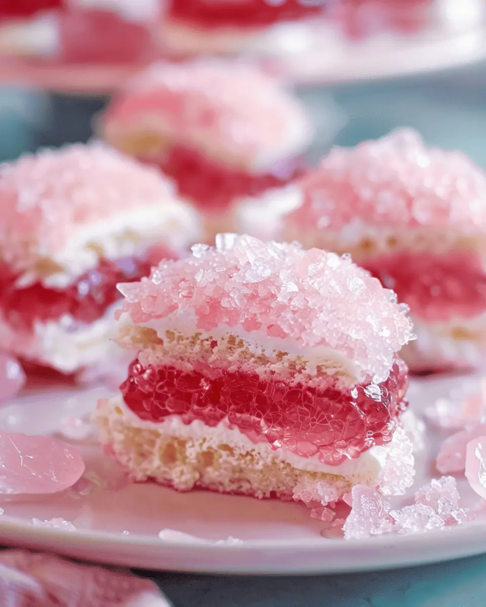 Old-Fashioned Pink Jelly Cakes: Delightful Treats You’ll Love