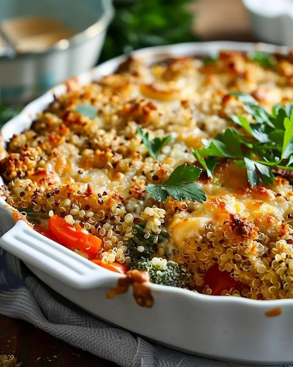 Veggie-Packed Quinoa Casserole: Easy Family Dinner Delight