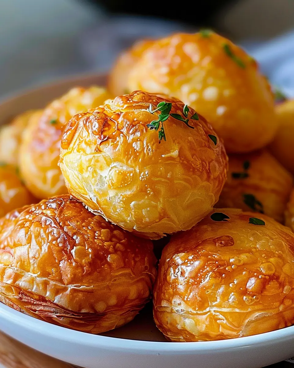 Cheese Puffs: The Best Easy Recipe with Turkey Bacon Delight