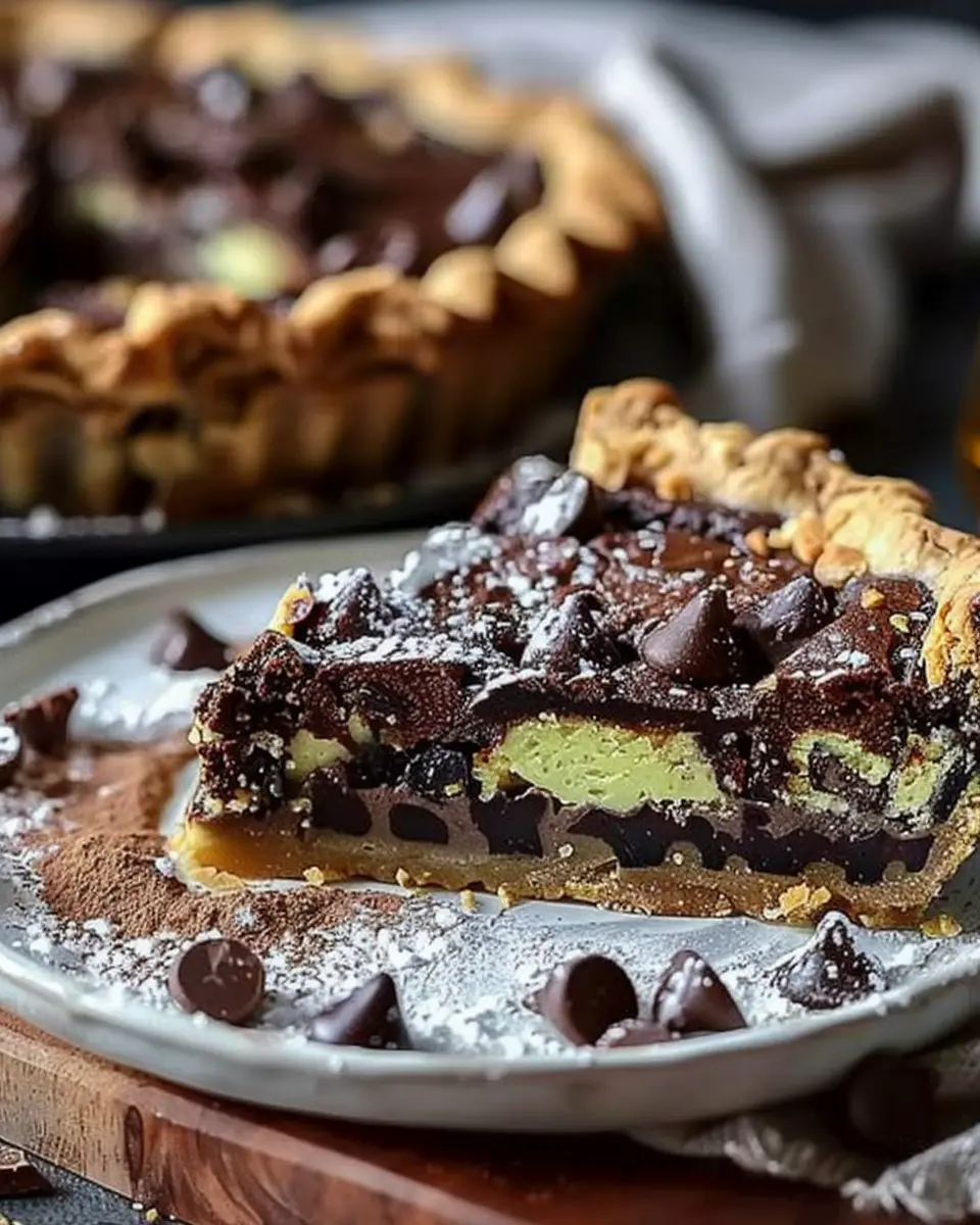 Dubai Style Chocolate Cookie Pie: An Indulgent Homemade Treat