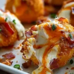 Buffalo Chicken Bacon Mozzarella Bombs for Game Day Bliss