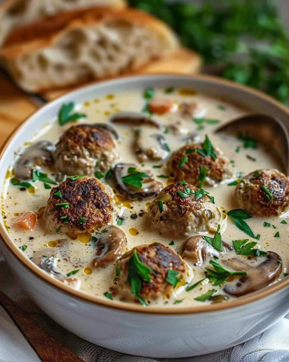 Quick And Creamy Swedish Meatball Soup: Easy Pressure Cooker Delight