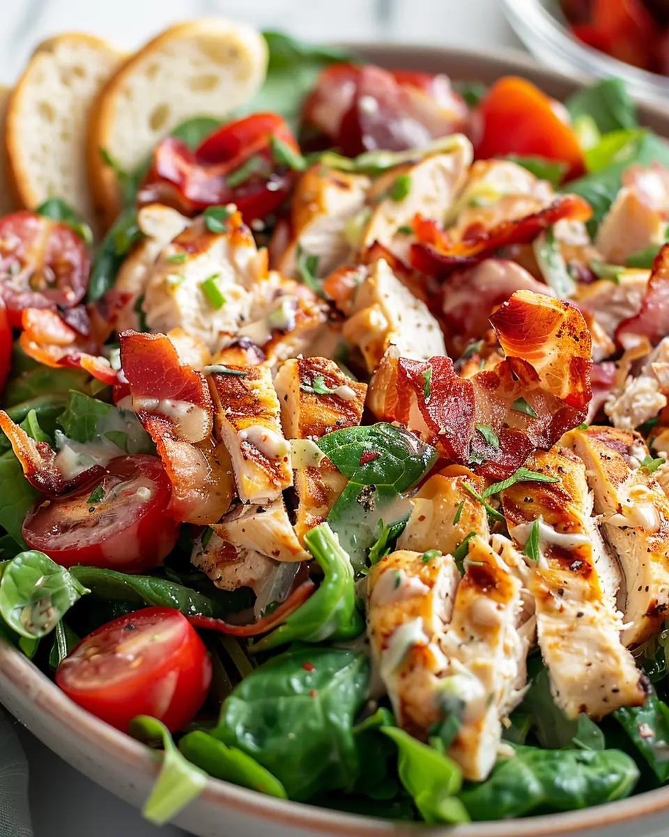 BLT Chicken Salad Recipe: Easy &amp; Delicious with Turkey Bacon