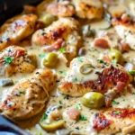 Creamy Pepperoncini Chicken Skillet
