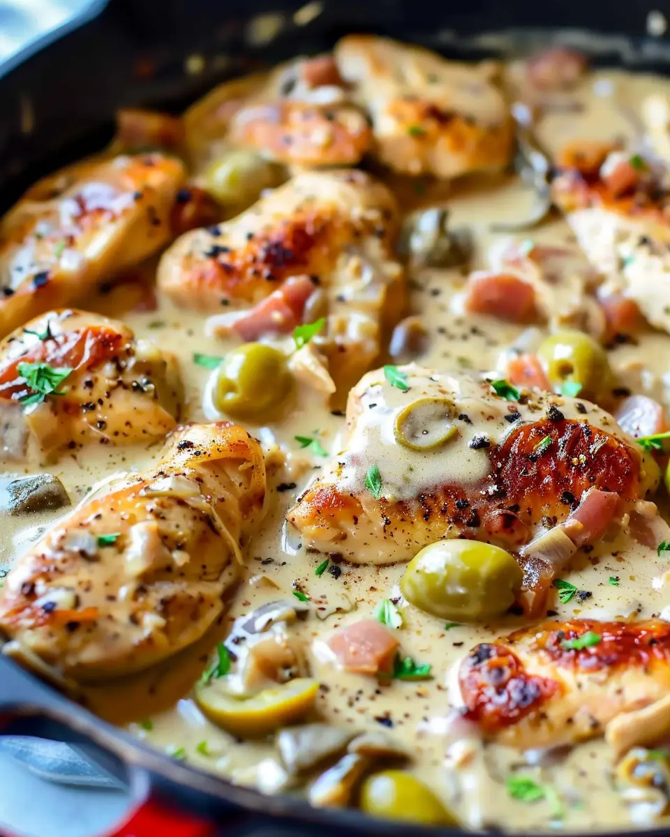 Creamy Pepperoncini Chicken Skillet: Easy Comfort Food Delight