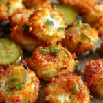 Crispy Pickle Cheese Bites