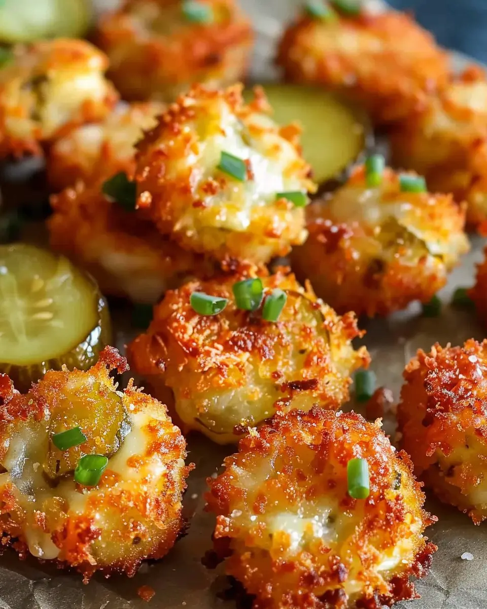 Crispy Pickle Cheese Bites: The Irresistible Guilt-Free Snack