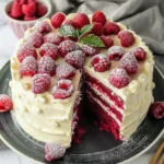 White Chocolate Raspberry Dream Cake