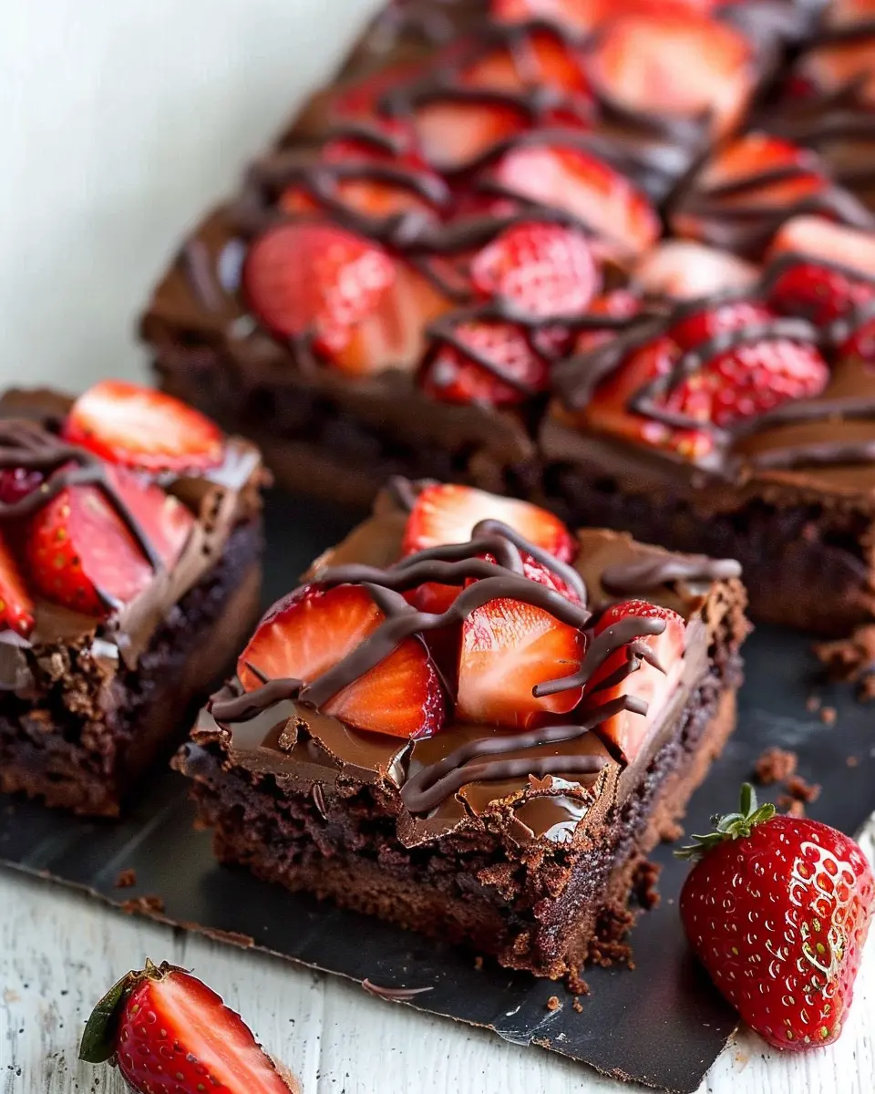 Chocolate-Covered Strawberry Brownies: The Best Indulgent Treat