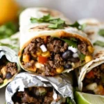 Beef and Bean Burritos