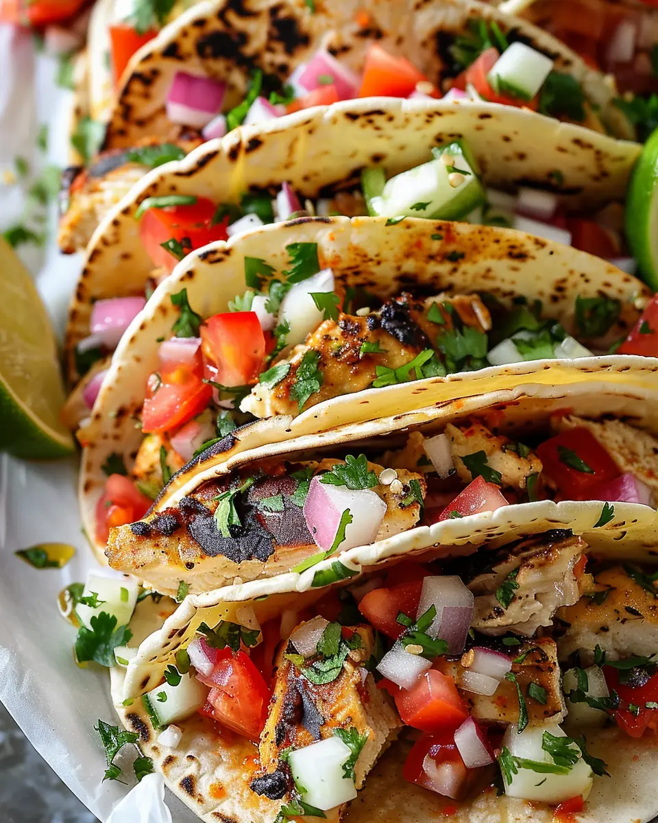 Mediterranean Chicken Tacos: The Best Easy Recipe for Flavorful Meals
