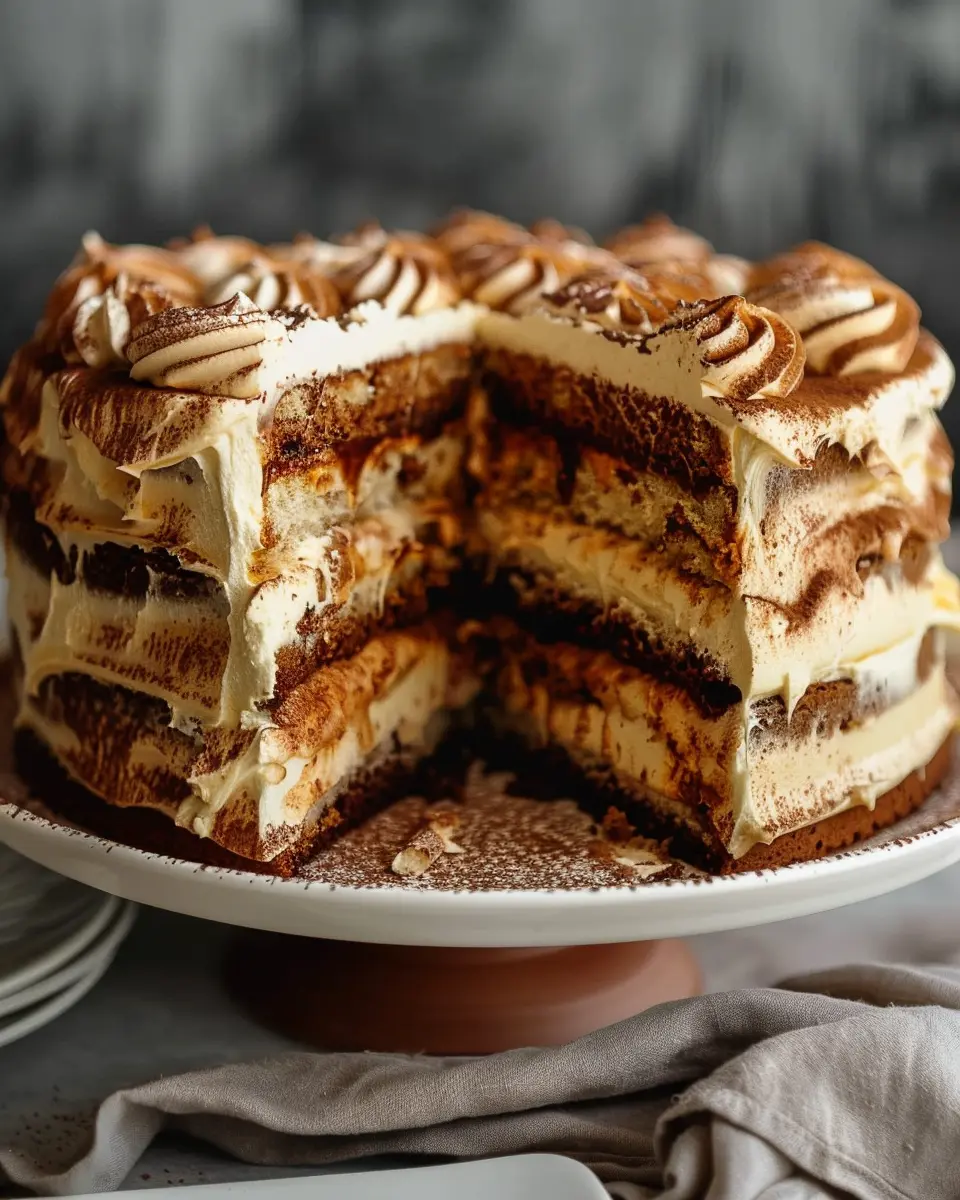 Tiramisu-ish Layer Cake: An Indulgent Twist on a Classic Dessert