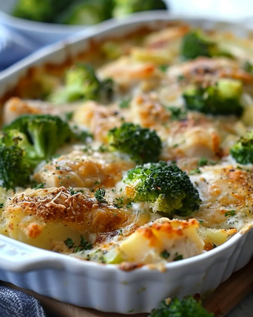 Baked Potato Chicken and Broccoli Casserole: An Easy Comfort Food Delight