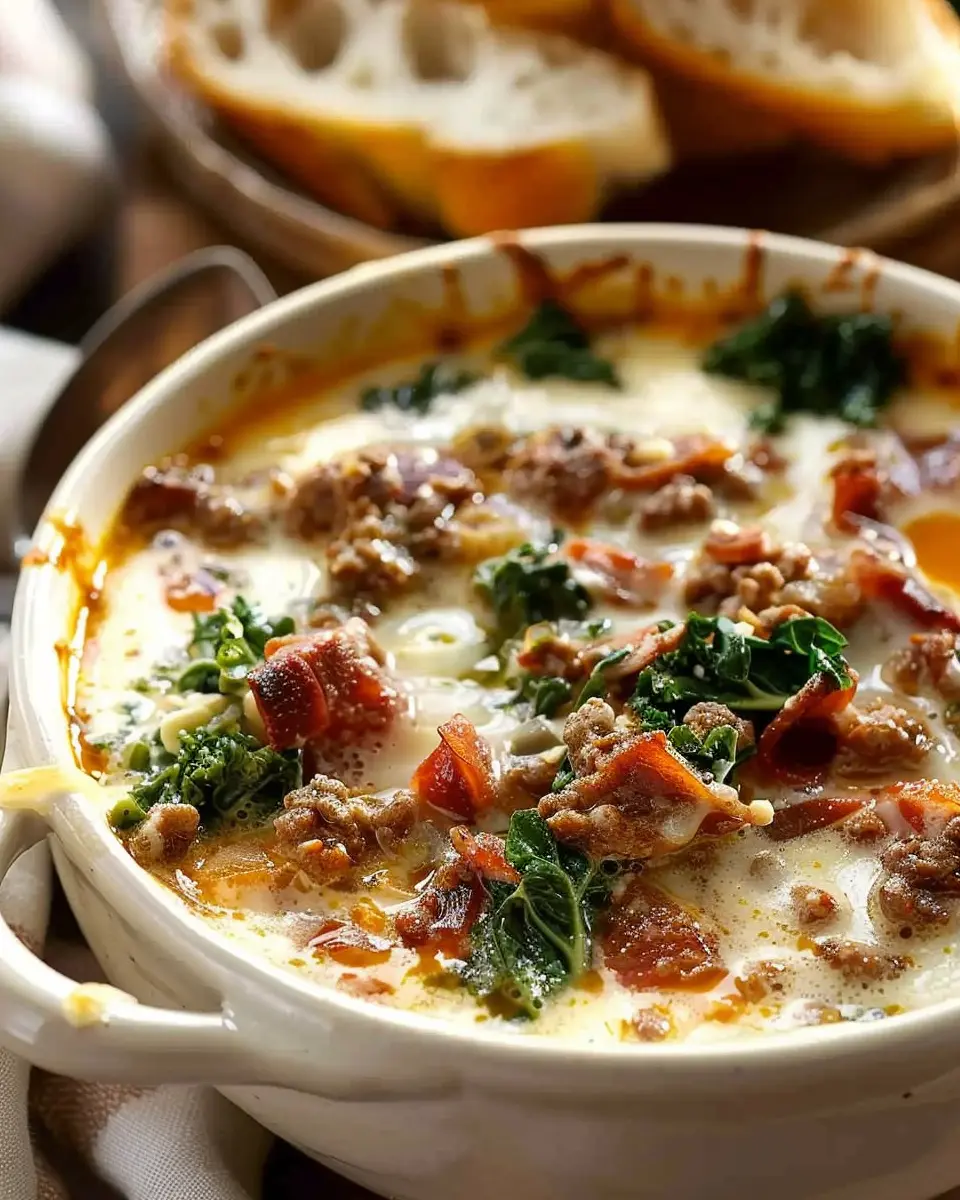Zuppa Toscana Recipe: Indulgent Italian Comfort with Turkey Bacon