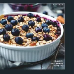 Healthy Blueberry Baked Oatmeal (Gluten-free)