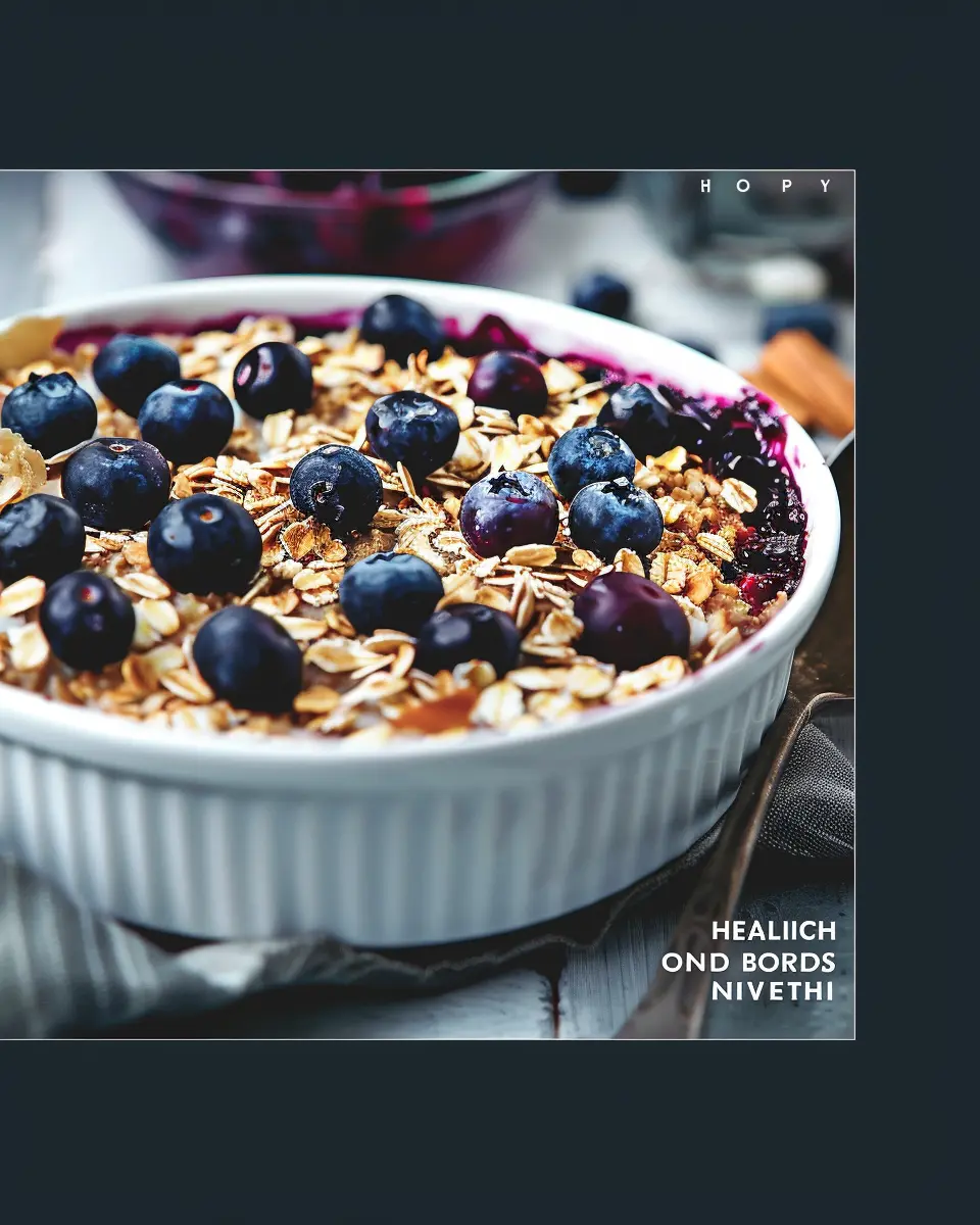 Healthy Blueberry Baked Oatmeal: Easy Gluten-Free Delight