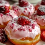 Strawberry Cheesecake Donuts-Easy Recipe