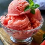 Easy Watermelon Sorbet