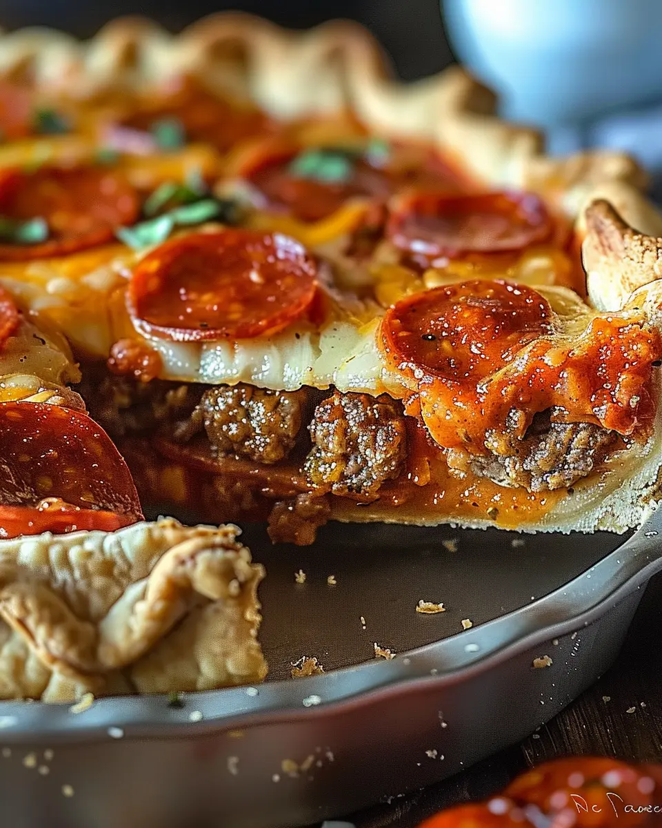 Savory Hamburger Sausage Pie: A Comforting Indulgence for All