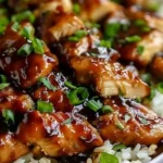 Honey BBQ Chicken Rice