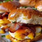 Crack Breakfast Sliders Bacon Egg & Cheese