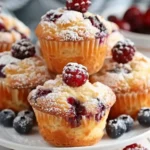 Muffins de Vainilla y Arándanos