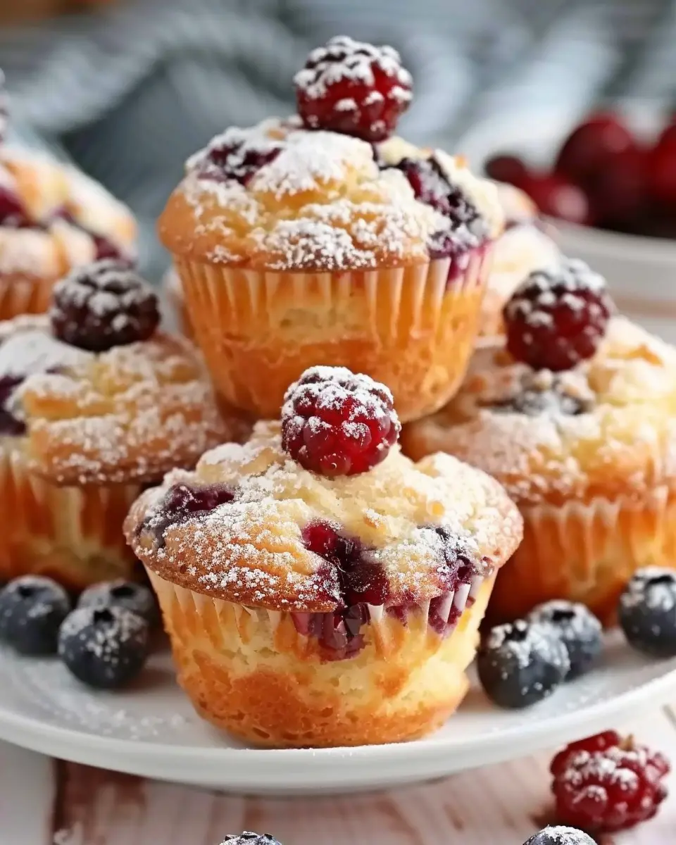 Muffins de Vainilla y Arándanos: Easy, Delicious Homemade Treats