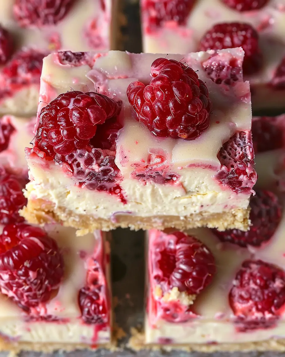 Healthy Raspberry Cheesecake Bars: Easy, Guilt-Free Indulgence