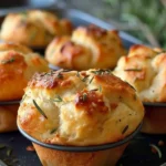 Rosemary Garlic Focaccia Muffins