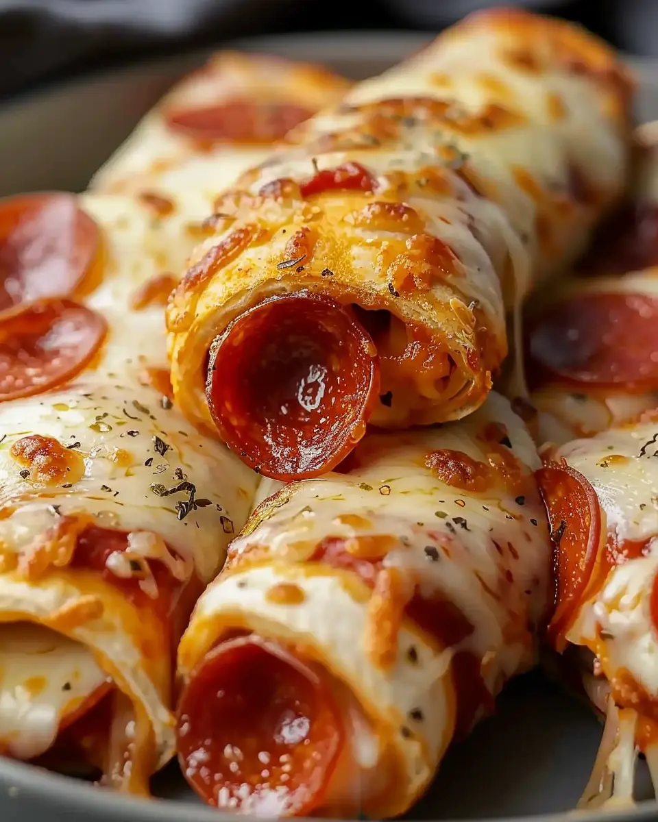 Savory Cheesy Pepperoni Pizza Roll Ups: Easy Quick Snack Delight