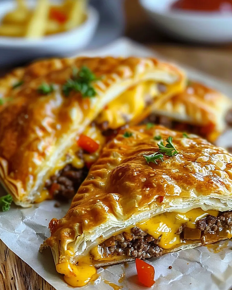 Cheeseburger Pockets: Easy Recipe for a Juicy Homemade Delight