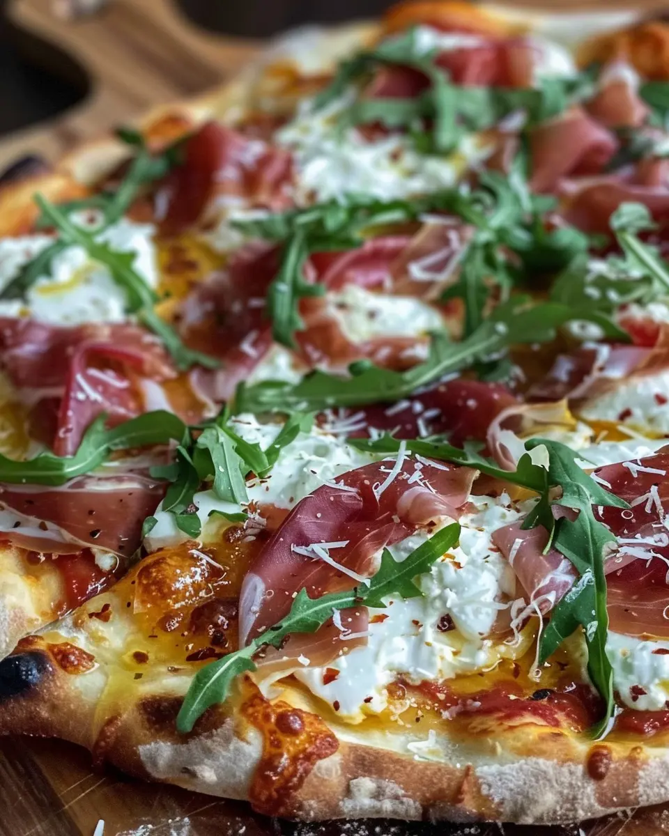 Perfect Prosciutto and Honey Burrata Pizza Recipe for Home Chefs
