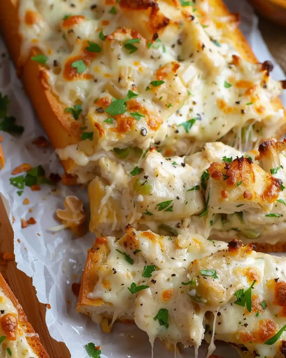 Viral Chicken Alfredo Garlic Bread: My Indulgent Obsession