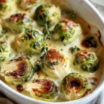 Creamy Baked Brussels Sprouts