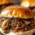 Irresistible French Onion Beef Sloppy Joes