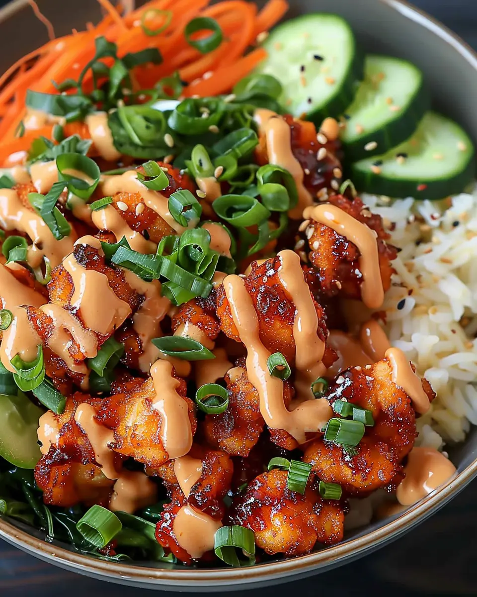 Bang Bang Chicken Bowl: Easy Recipe with Turkey Bacon Twist