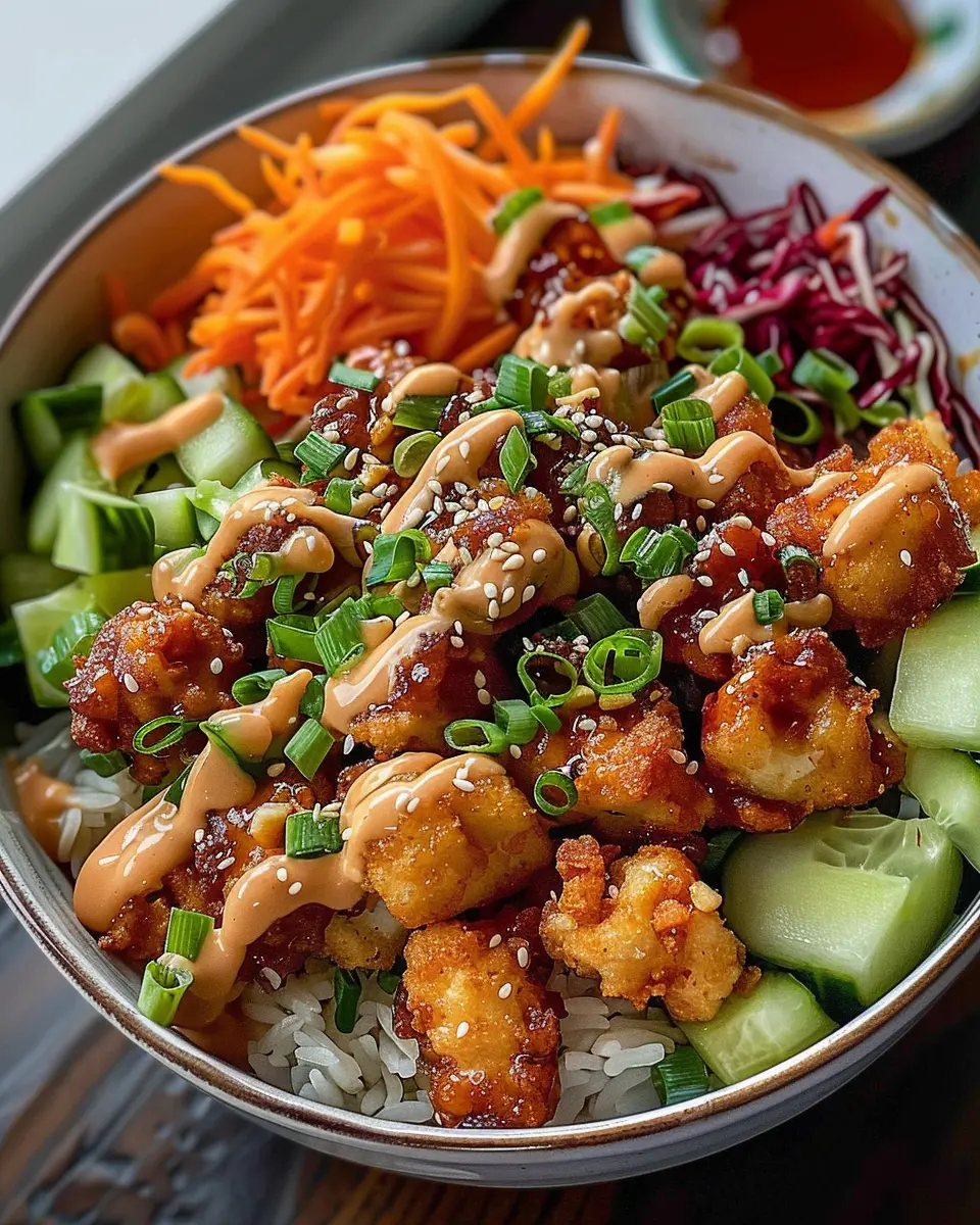 Bang Bang Chicken Bowl: Easy and Flavorful Homemade Delight
