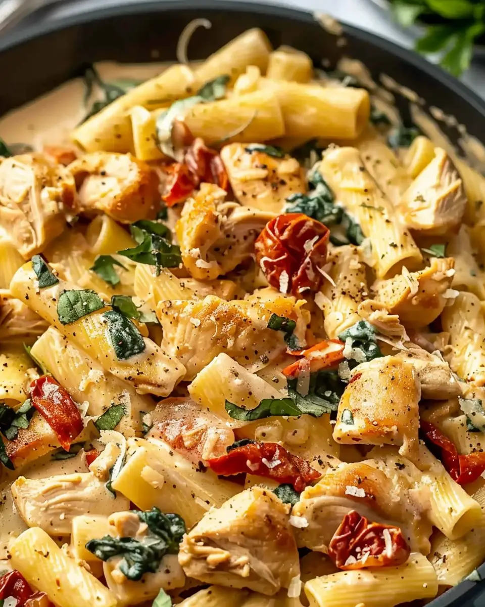 Simple Tuscan Chicken Pasta: A Quick and Delicious Family Meal