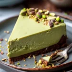 Pistachio Cheesecake With Pistachio Topping