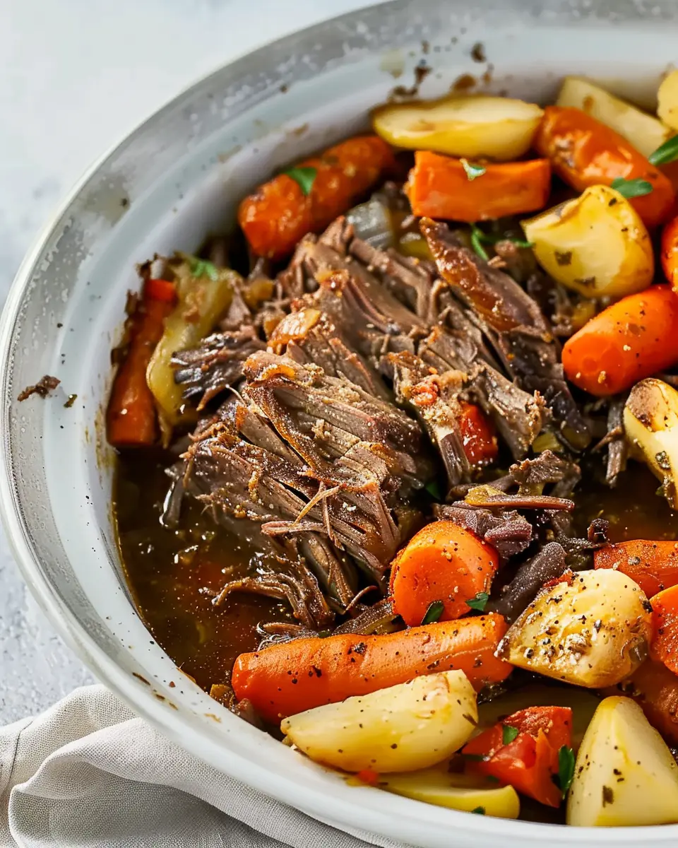 Easiest Pot Roast Ever: Juicy Comfort Food in Just One Pot