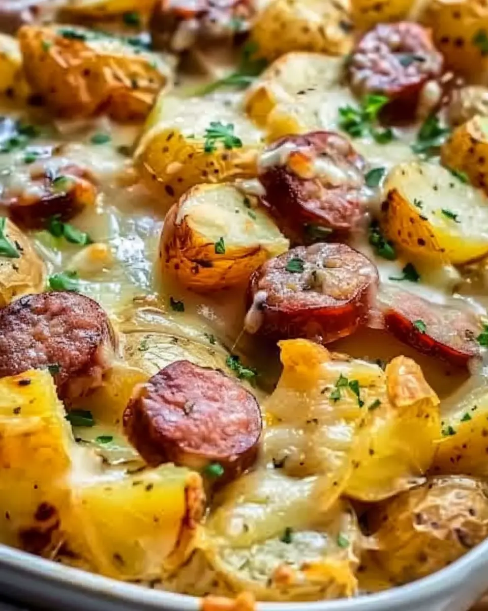 Cheesy Ranch Potatoes and Smoked Sausage: The Best Comfort Dish