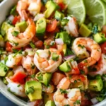 Avocado Salsa Shrimp Salad