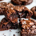 Fudgy Chewy Browkies (Brookies)